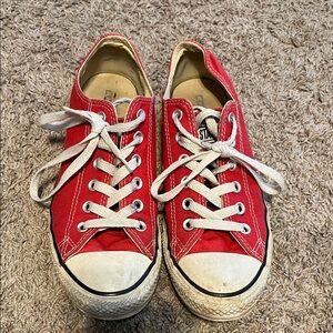 Adult Red Converse Canvas Sneakers
